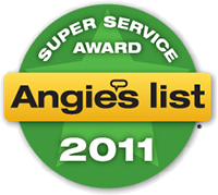Angie's List Super Service Winner 2011 logo